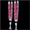White lily &red roses petal Garlands - Click here to View more details about this Product